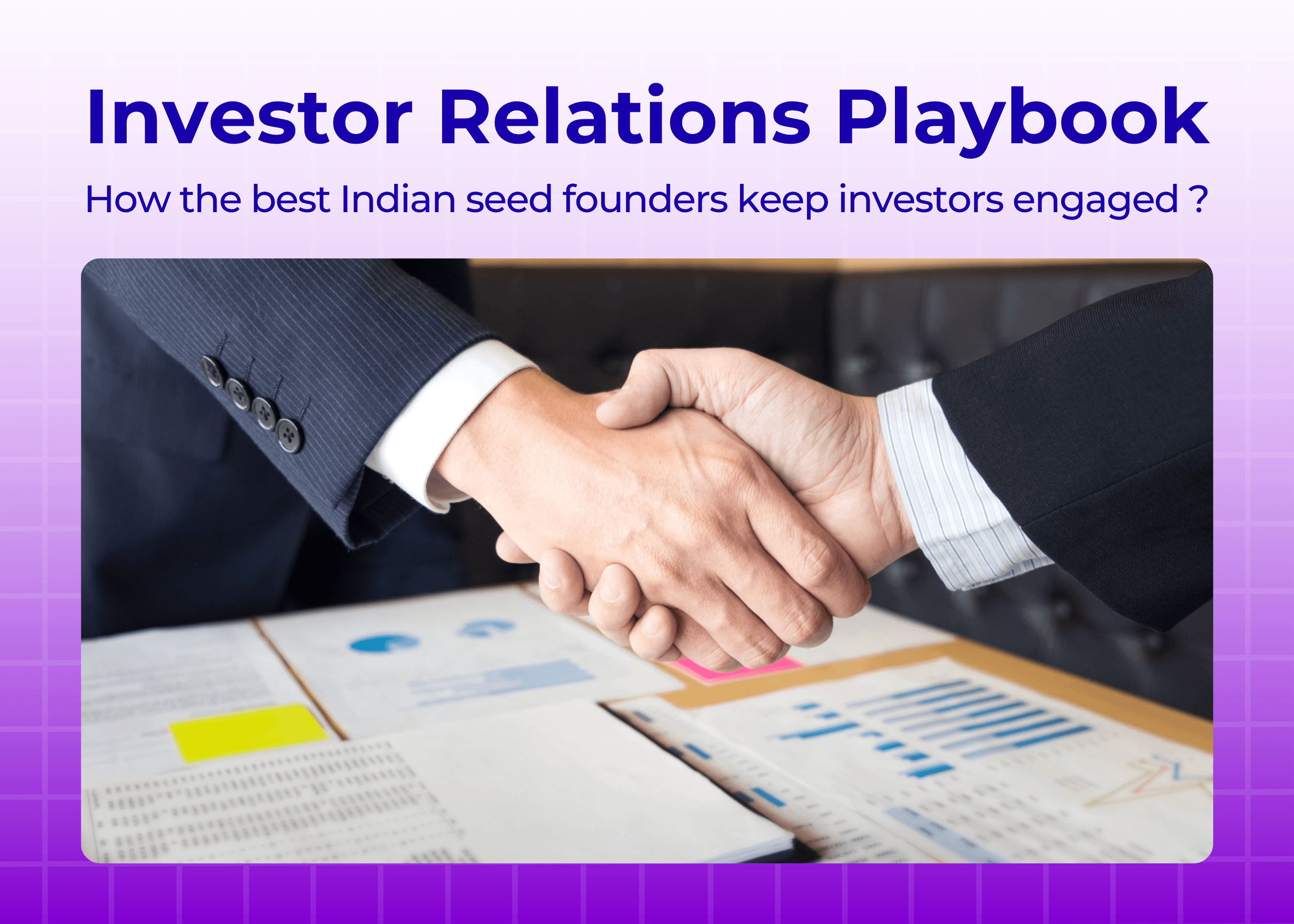 Investor Relations Playbook for Seed Founders [2026]