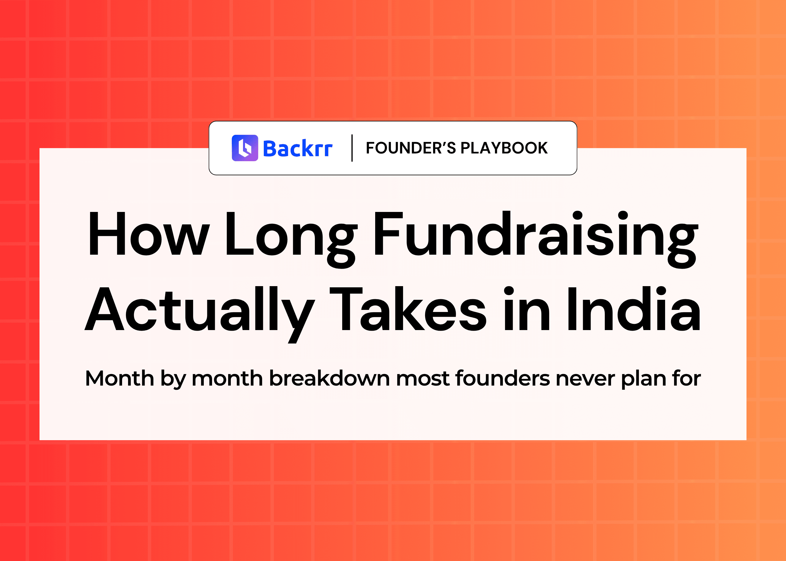 Pre-Seed & Seed Fundraising Timeline India [2026]